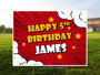 Custom Name Comic Style - Birthday Yard Sign