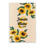 Watercolor Sunflowers - Wedding Signature Board