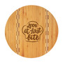 Love at First Bite - Bamboo Cutting Board with Butcher Block Inlay