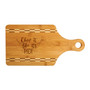 Chop it Like it's Hot - Bamboo Cutting Board with Butcher Block Inlay