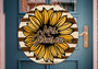 Custom Sunflower - Door Hanger