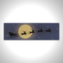 "Santa's Sleigh"- Printed Plank