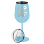 Kiss My Glass - Metal Wine Glass