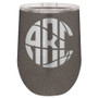 Basketball Monogram - Stemless Tumbler