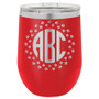 Paw Print Monogram - Stemless Tumbler