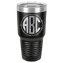 Barbed Wire Monogram - 20 & 30 oz Tumbler