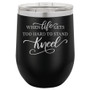 When Life Gets too Hard to Stand Kneel - Stemless Tumbler
