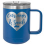 Cats Naps and Snacks - 15 oz Coffee Mug