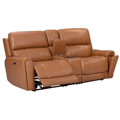 Hancock Apple Cider Power Zero Gravity Console Loveseat