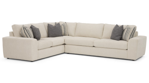 607 Dominator Oatmeal 2pc Stanton Sectional