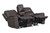 Easton Steamboat Brown Power Zero Gravity Tilt Console Loveseat