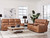 Hancock Apple Cider Power Zero Gravity Console Loveseat