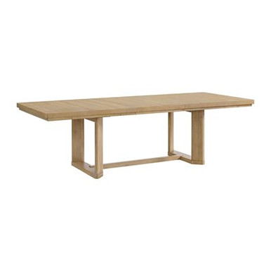 The TRESTLE DINING TABLE (D285-15) is sold at McHugh's Furniture