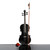 New 3/4 Acoustic Violin Case Bow Rosin Black