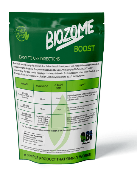 back of bag of biozomeboost