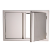 Valiant Stainless Double Door-45" Wide