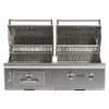 Coyote Centaur 50-Inch Built-In Propane Gas/Charcoal Dual Fuel Grill - C1HY50LP