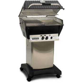 Broilmaster P3-sx Super Premium Propane Gas Grill On Stainless Steel Cart Broilmaster P3-sx Super Premium Propane Gas Grill On Stainless Steel Cart