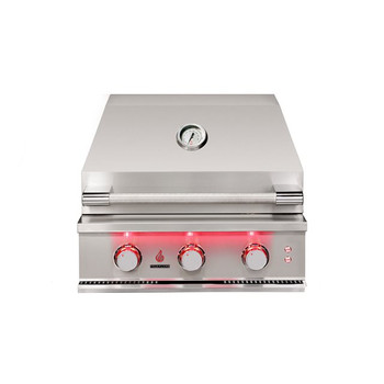 TrueFlame 25" 3 Burner Gas Grill - Natural Gas