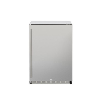 24" 5.3C Deluxe Outdoor Rated Fridge Left to Right Opening