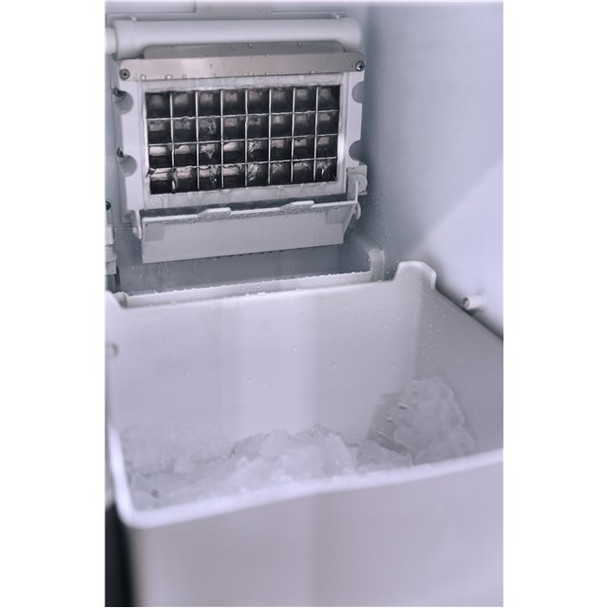 15" UL Outdoor Rated Ice Maker w/Stainless Door - 50 lb. Capacity