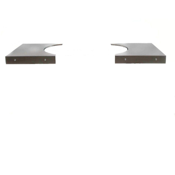 Stainless Steel Side Shelves for XL 400, LG 300 (req PG00368 Cart)