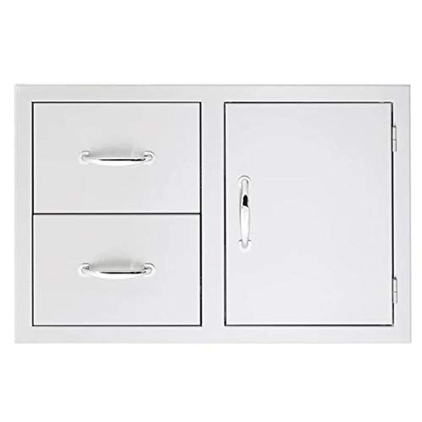 36" 2-Drawer & Access Door Combo