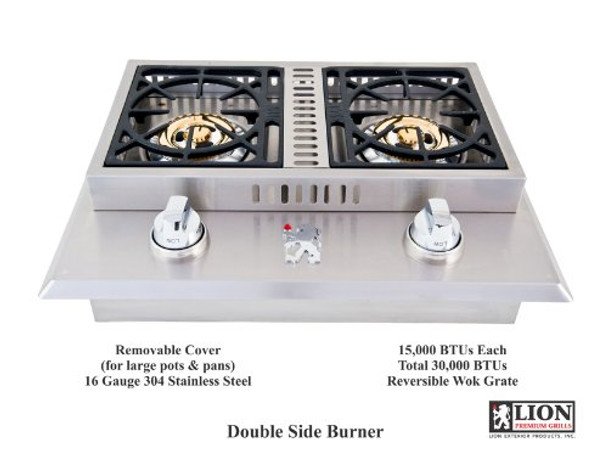 Lion Stainless Steel Side Burner