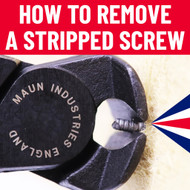 How to remove a stripped screw