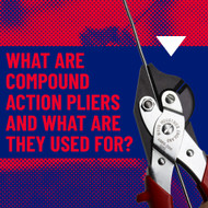 What are compound action pliers and what are they used for?