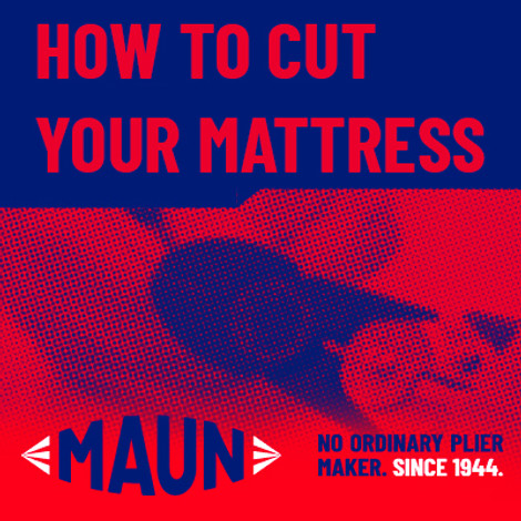 How to cut your mattress in half and the best tool to cut mattress springs