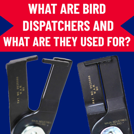 What are bird dispatchers and what are they used for? 