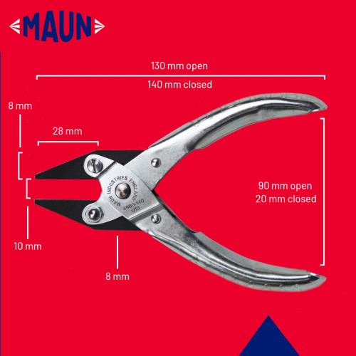 Pliers - Parallel Flat Nose Double Nylon Jaw