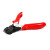Maun Diagonal Cutting Plier For Hard Wire Comfort Grips 140 mm full body photo with red grips
