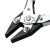 Maun Smooth Jaws Flat Nose Parallel Plier 140 mm close up of the smooth jaws