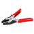 Maun Smooth Jaws Flat Nose Parallel Plier Comfort Grips 200 mm full body image showing jaws and handles of the plier