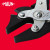 Maun Side Cutter Parallel Plier For Hard Wire 160 mm zoomed in on open jaw