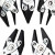 Maun Jewellery Making Tool Kit Gold 5 Pliers  close up of all the plier jaws white background