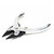 Maun Snipe Nose Plier Serrated Jaws full body image showing the entire plier