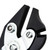 Maun Side Cutter Parallel Plier For Hard Wire Comfort Grips 160 mm close up of the jaw detail and the cutter blades