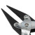 Long Nose Parallel Plier Return Spring close up of jaws