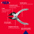 Maun Side Cutter Parallel Plier For Hard Wire 125 mm infographic of features and benefits