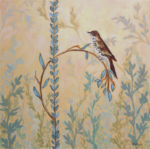 Morning Songbird Print on Canvas by artist Meredith Raiford