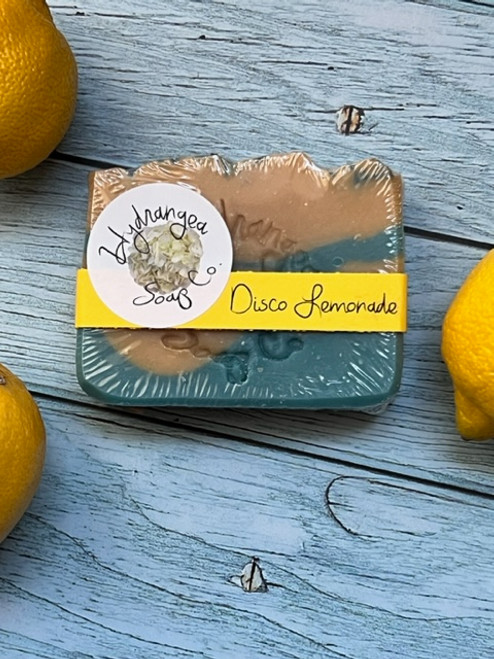 "Disco Lemonade"  Handmade Soap/Tray/Loofa