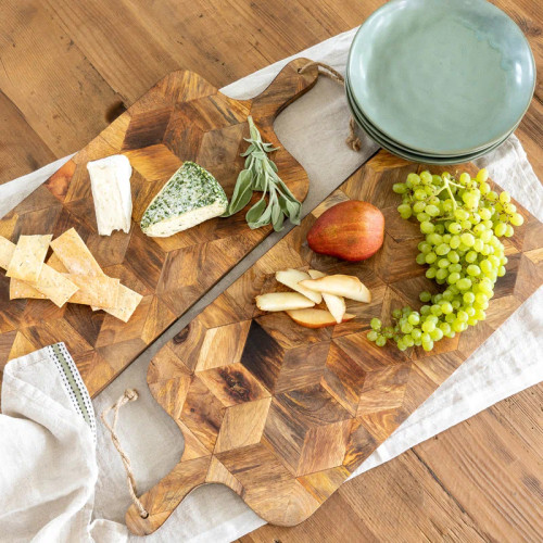 Patterned Wood Chopping Board