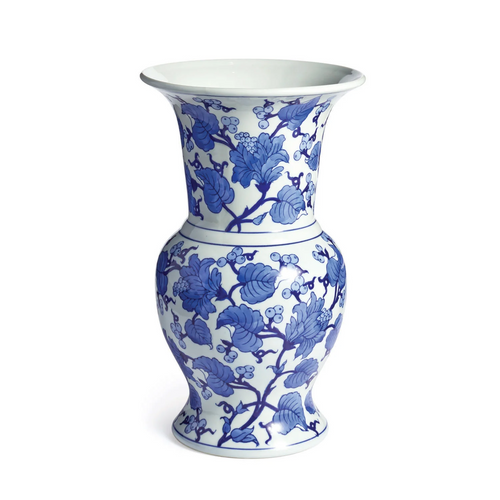 Discover Barclay Butera's timeless collection of Chinese porcelain, redefining classic elegance. Meticulously crafted with timeless designs and graceful shapes, each piece promises enduring appeal. Handmade by talented artisans, every item boasts uniqueness in size and color variations. Maintain its allure with simple dusting and protect your cherished furniture with interior lining. Perfect for indoor decor, this piece measures 8.5 x 8.5 x 14.25 inches.