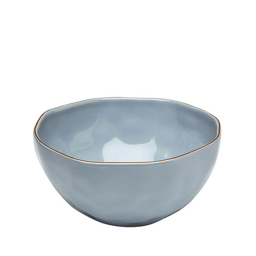 The Cantaria Cereal Bowl is ample size for those who love a generous bowl of cereal, ice cream, soup, or just about anything you can create. Being oven safe allows you to bake your world famous chicken pot pie or French Onion soup in this bowl for serving right to the table. Handcrafted in Portugal of ceramic stoneware. Freezer, oven, microwave and dishwasher safe.
