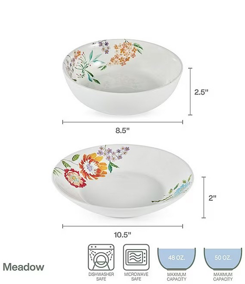 Fitz & Floyd Meadow, Serving Bowls ( 2 Bowls)