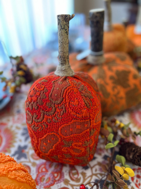 Raggidy Edges vintage hand sewn pumpkins