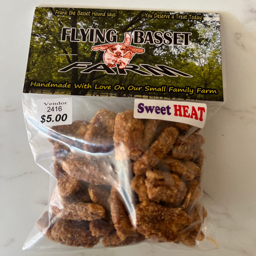 Sweet Heat Pecan snack by Flying Basset Farm